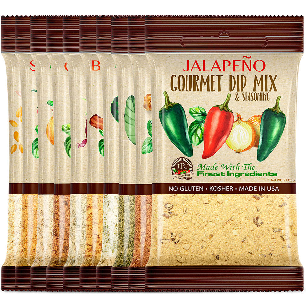 10 PACK - GOURMET DIP MIXES (BEST VALUE)
