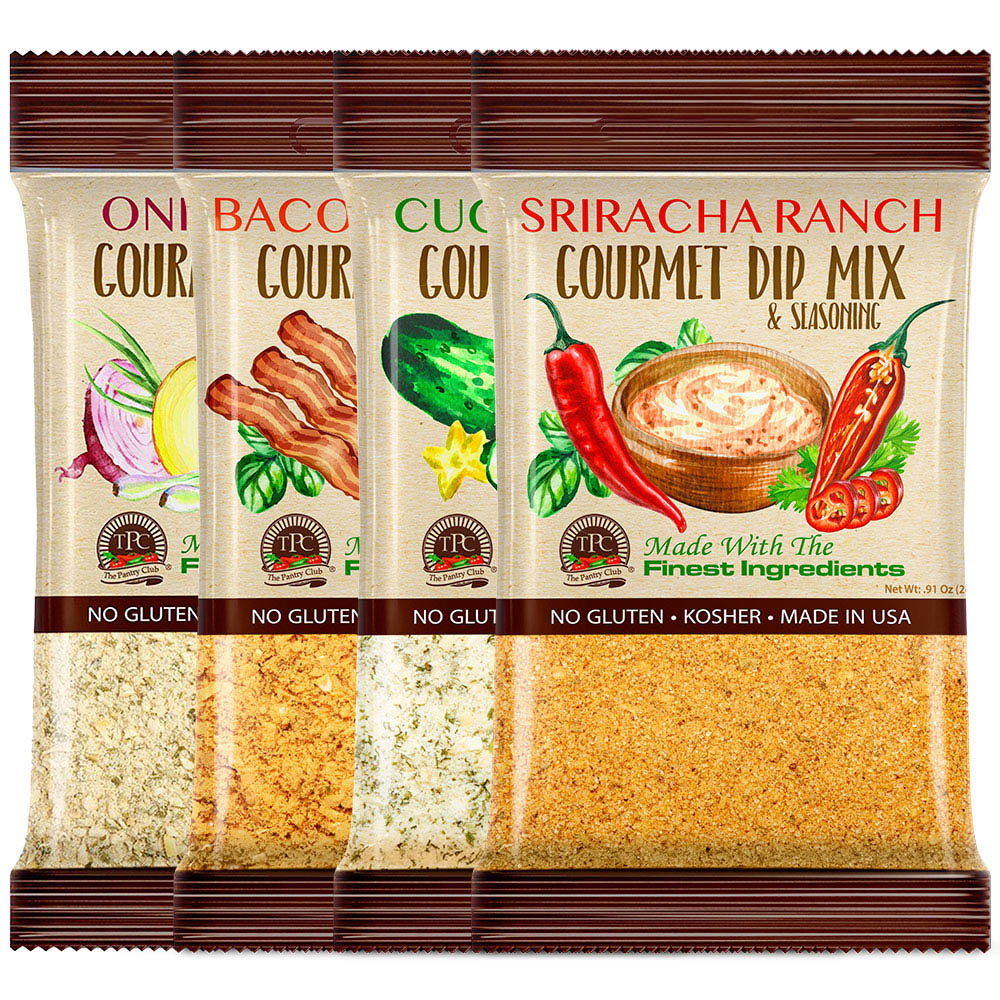4 PACK - GOURMET DIP MIXES