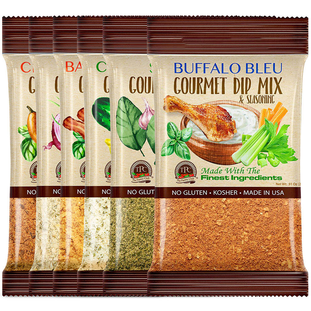 6 PACK - GOURMET DIP MIXES