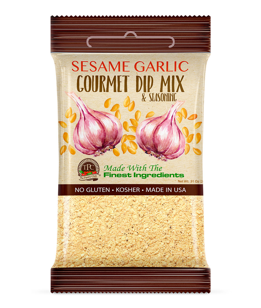 SESAME GARLIC GOURMET DIP MIX (Gluten Free)