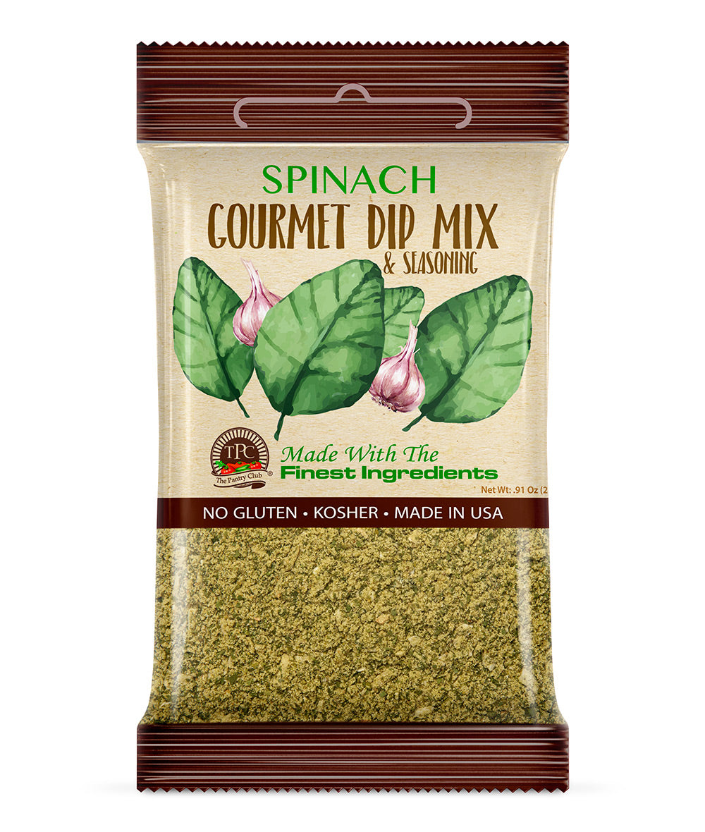 SPINACH - GOURMET DIP MIX (Gluten Free)