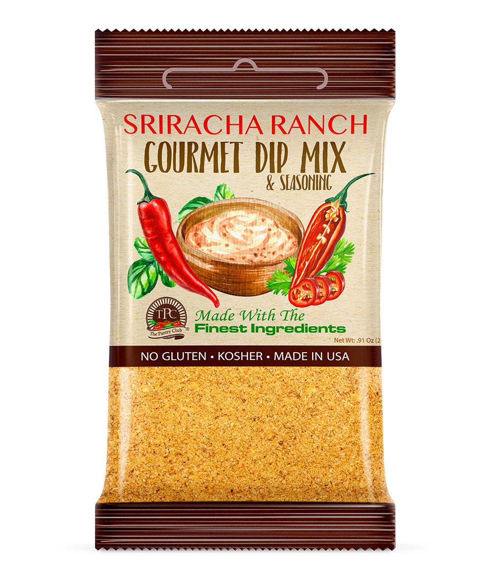 SRIRACHA RANCH - GOURMET DIP MIX (Gluten Free)